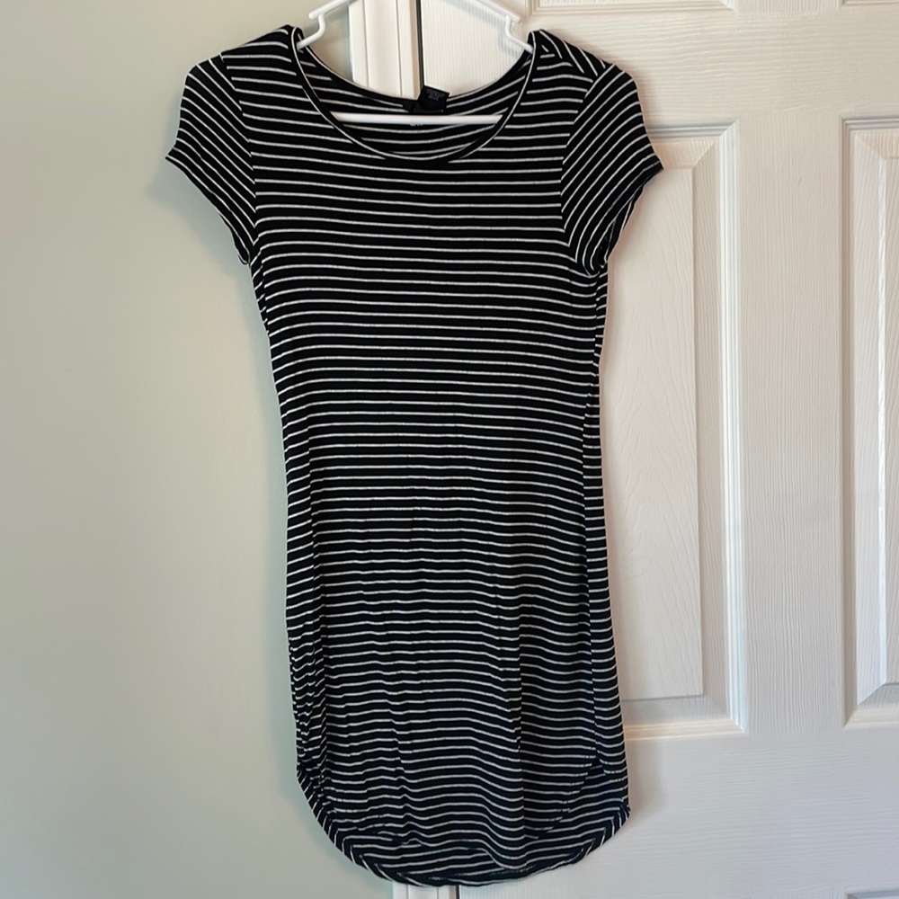 Striped t-shirt dress